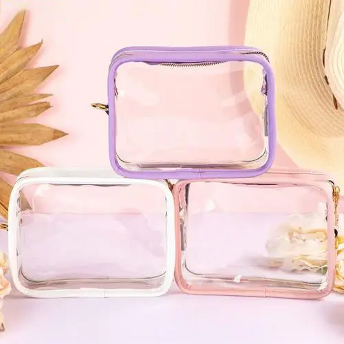 Wholesale Transparent PVC Cosmetic Bags | Colorful Makeup Organizers for Beauty & Travel